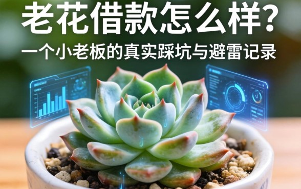 多肉花借款怎么样？一个小老板的真实踩坑与避雷记录
