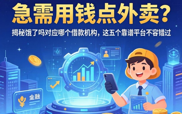 急需用钱点外卖？揭秘饿了吗对应哪个借款机构，这五个靠谱平台不容错过