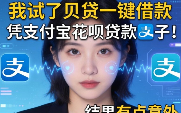 我试了贝贷一键借款和凭支付宝花呗贷款的口子，结果有点意外