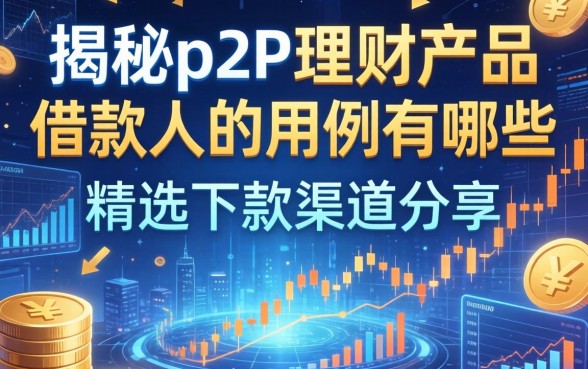 揭秘p2p理财产品借款人的用例有哪些，精选下款渠道分享