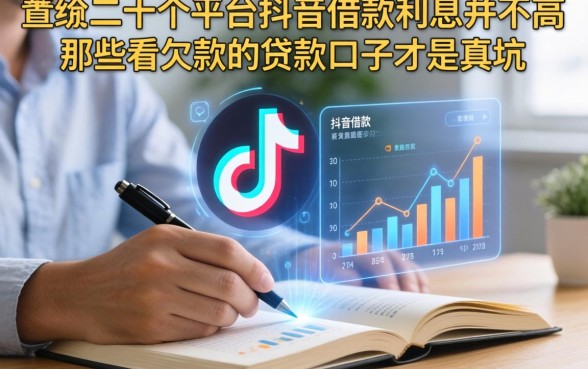 我翻了二十个平台发现抖音借款利息并不高，那些不看欠款的贷款口子才是真坑