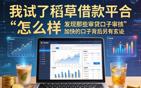 我试了稻草借款平台怎么样，发现那些审贷口子审核加快的口子背后另有玄机