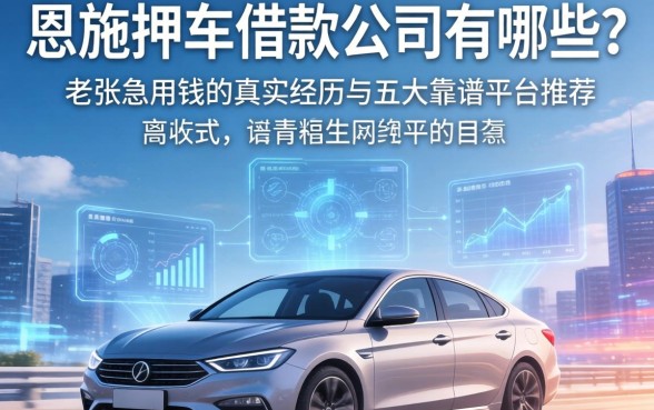 恩施押车借款公司有哪些？老张急用钱的真实经历与五大靠谱平台推荐