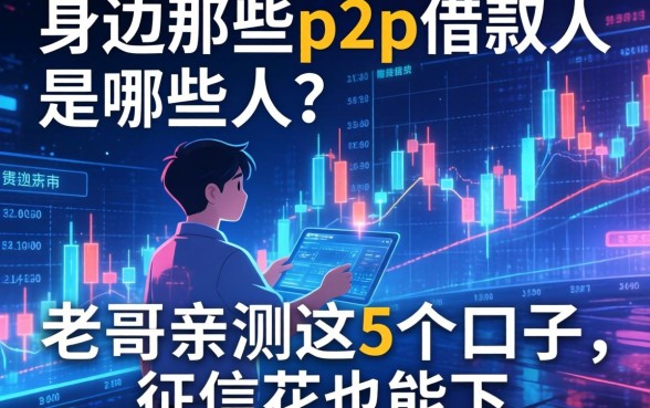 身边那些p2p借款人是哪些人？老哥亲测这5个口子，征信花也能下