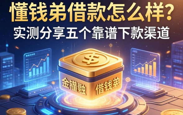 懂钱弟借款怎么样？实测分享五个靠谱下款渠道