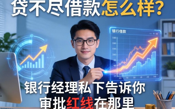 贷不尽借款怎么样？银行经理私下告诉你审批红线在哪