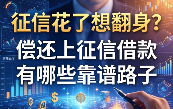 征信花了想翻身？偿还上征信的借款有哪些靠谱路子