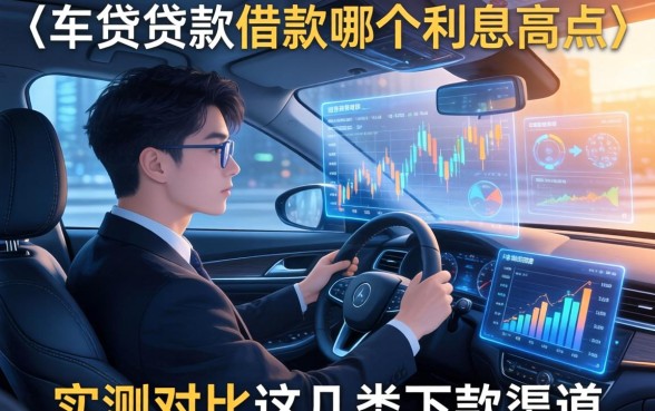 车贷跟借款哪个利息高点？实测对比这几类下款渠道