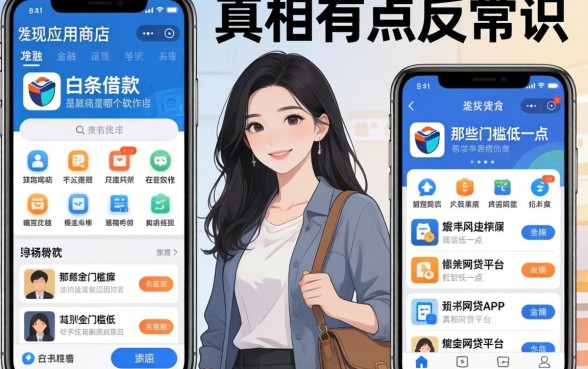 我翻遍了手机应用商店，发现白条借款是哪个软件的和那些门槛低一点的网贷平台APP，真相有点反常识
