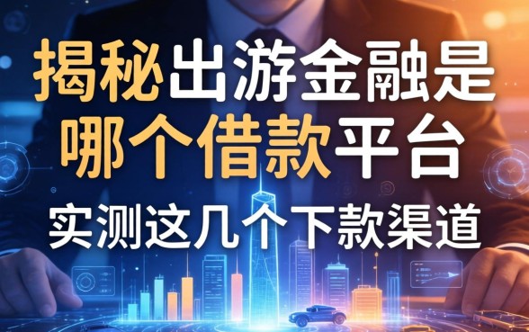 揭秘出游金融是哪个借款平台，实测这几个下款渠道