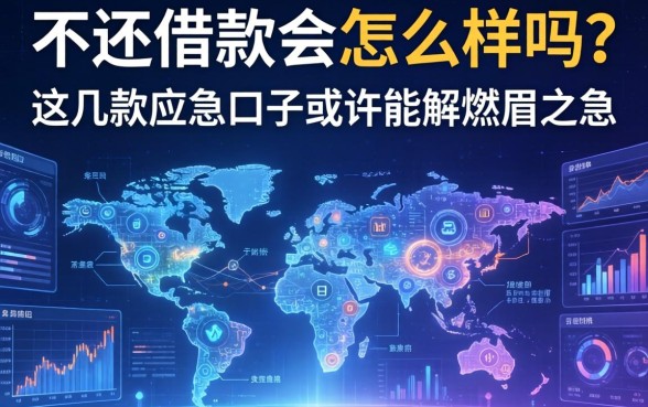 不还借款会怎么样吗？这几款应急口子或许能解燃眉之急