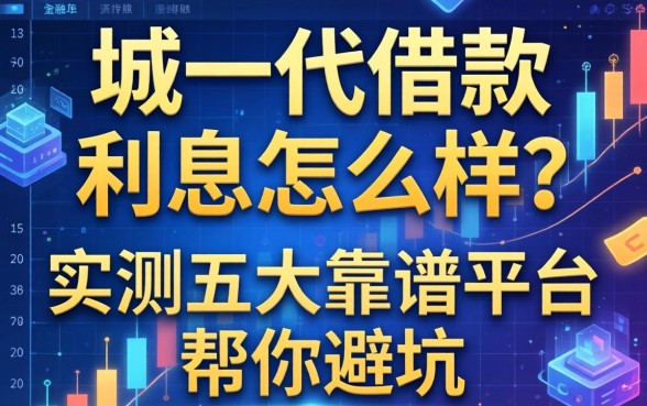 城一代借款利息怎么样?实测五大靠谱平台帮你避坑