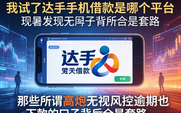 我试了达飞手机借款是哪个平台的，发现那些所谓高炮无视风控逾期也下款的口子背后全是套路