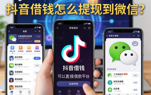 抖音借钱怎么提现到微信？分享五个可以直接提现的借款平台