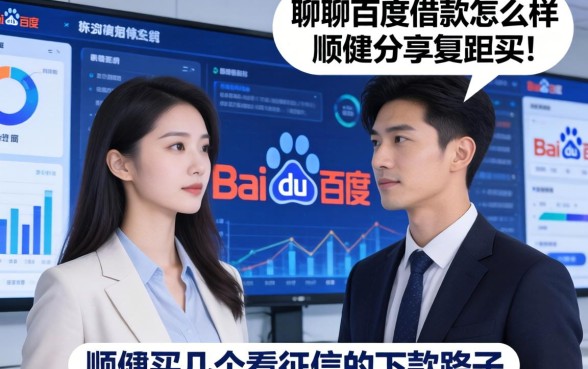 聊聊百度的借款怎么样，顺便分享几个不看征信的下款路子