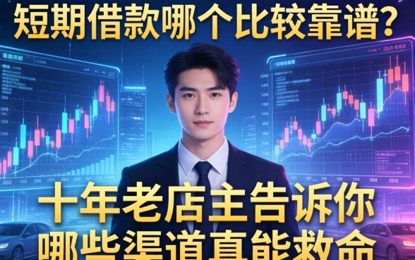短期借款哪个比较靠谱？十年老店主告诉你哪些渠道真能救命