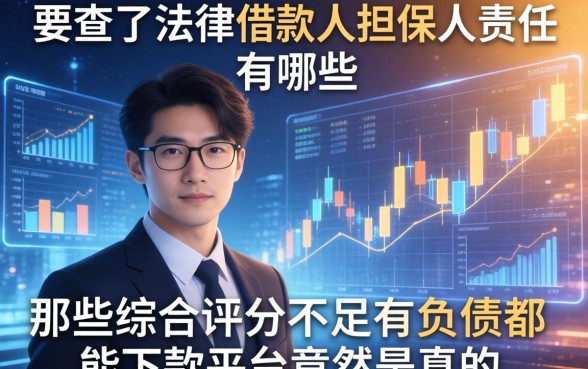 我查了法律借款人担保人责任有哪些，发现那些综合评分不足有负债都能下款平台竟然是真的