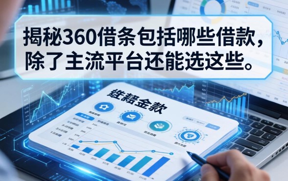 揭秘360借条包括哪些借款，除了主流平台还能选这些