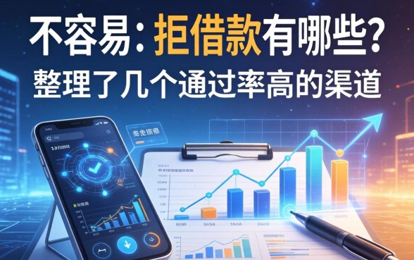 不容易被拒的借款有哪些？整理了几个通过率高的渠道