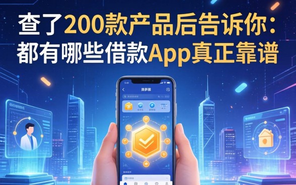 查了200款产品后告诉你：都有哪些借款app真正靠谱