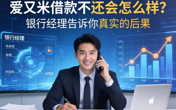 爱又米借款不还会怎么样？银行经理告诉你真实的后果