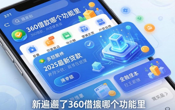 我翻遍了360借款在哪个功能里，发现2025最新贷款app的隐藏入口竟然在这里