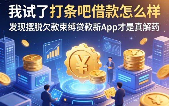我试了打条吧借款怎么样，发现摆脱欠款束缚贷款新app才是真解药