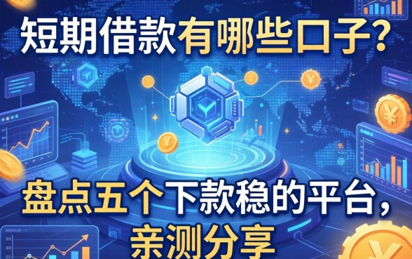 短期借款有哪些口子？盘点五个下款稳的平台，亲测分享