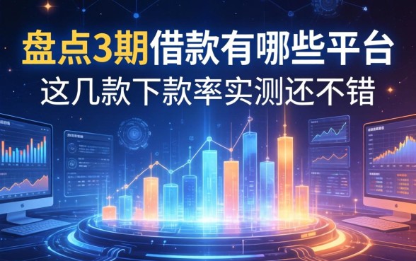 盘点3期借款有哪些平台，这几款下款率实测还不错