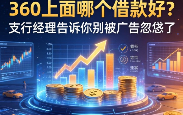 360上面哪个借款好？支行经理告诉你别被广告忽悠了
