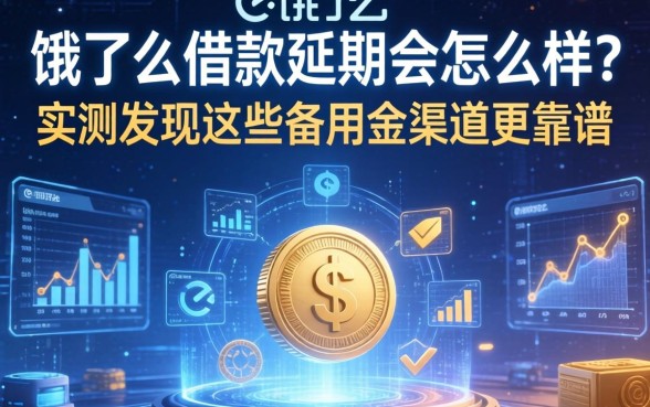 饿了么借款延期会怎么样？实测发现这些备用金渠道更靠谱