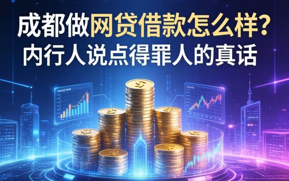成都做网贷借款怎么样？内行人说点得罪人的真话