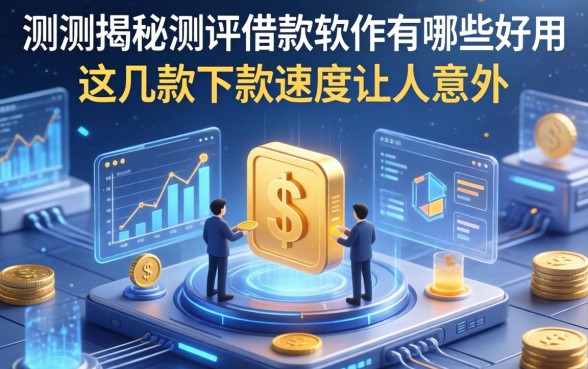 实测揭秘测评借款软件有哪些好用，这几款下款速度让人意外