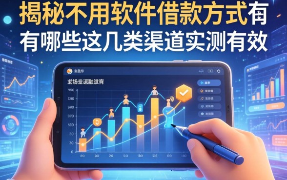 揭秘不用软件借款方式有哪些，这几类渠道实测有效