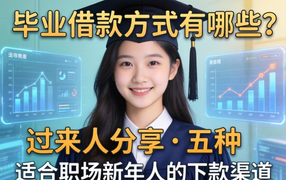 毕业借款方式有哪些？过来人分享五种适合职场新人的下款渠道