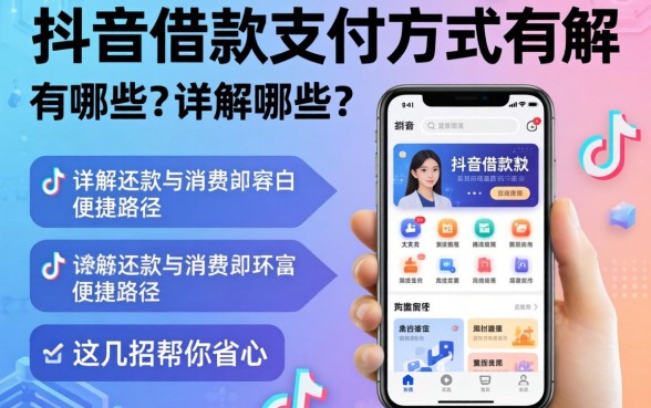 抖音借款支付方式有哪些？详解还款与消费的便捷路径，这几招帮你省心