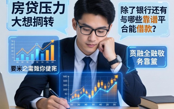 房贷压力大想周转，除了银行还有哪些靠谱平台能借款？