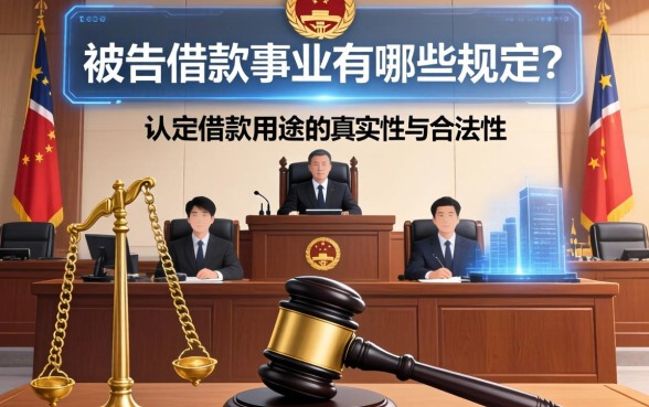 被告借款事由有哪些规定？法庭上如何认定借款用途的真实性与合法性？