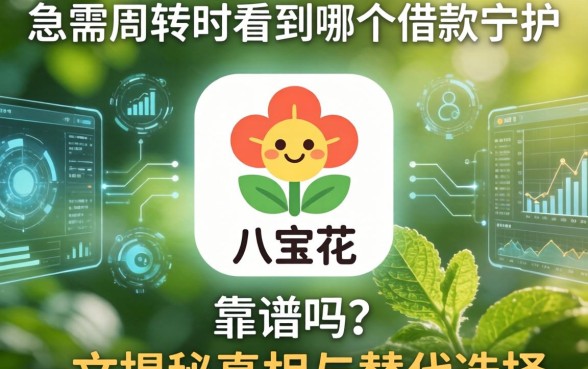 急需周转时看到八宝花，八宝花是哪个借款软件？靠谱吗？一文揭秘真相与替代选择