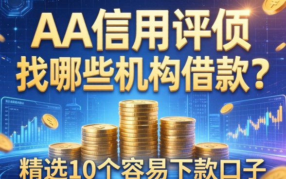 AA信用评级可以找哪些机构借款？精选10个容易下款的口子