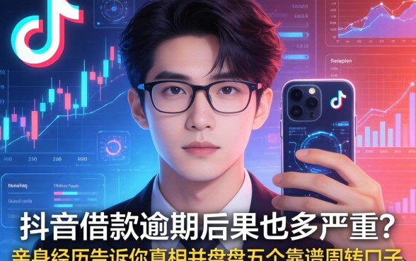 抖音借款逾期后果有多严重？亲身经历告诉你真相并盘点五个靠谱周转口子