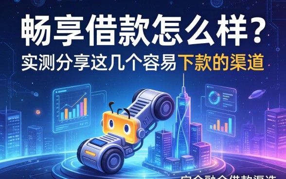 畅享借款怎么样？实测分享这几个容易下款的渠道
