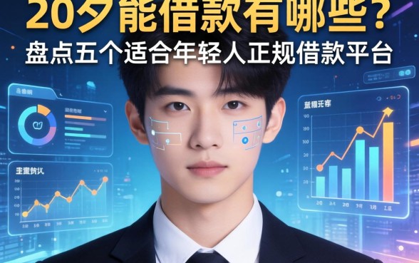 20岁能借款有哪些？盘点五个适合年轻人的正规借款平台
