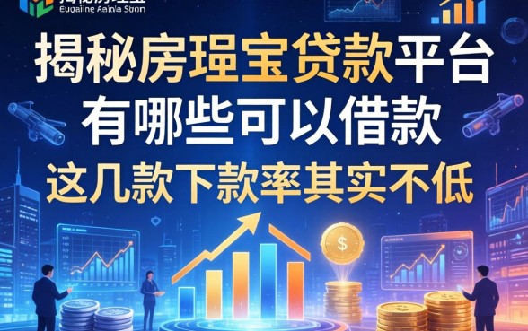 揭秘房源宝贷款平台有哪些可以借款，这几款下款率其实不低