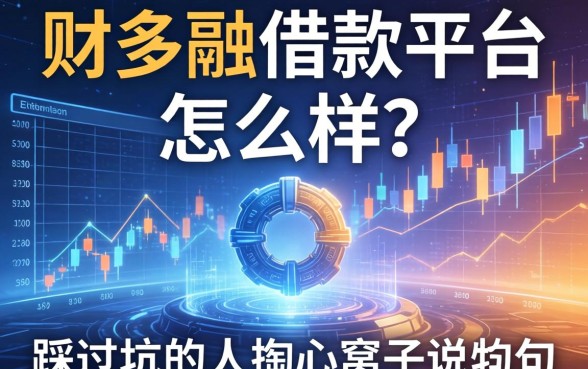 财多融借款平台怎么样？一个踩过坑的人掏心窝子说几句