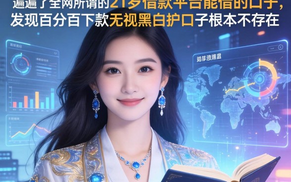 我翻遍了全网所谓的21岁借款平台能借的口子，发现百分百下款无视黑白户口子根本不存在