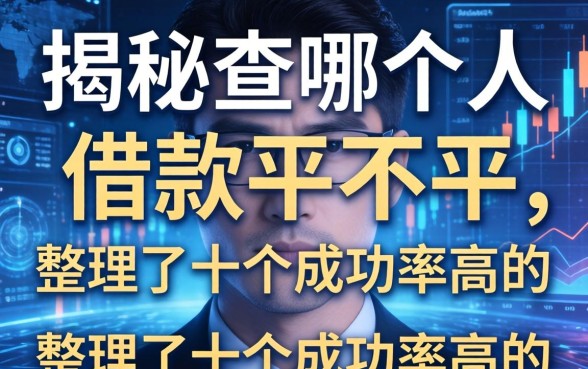 揭秘查哪个人的借款平不平，整理了十个成功率高的
