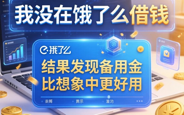 我没在饿了么借钱，结果发现备用金比想象中更好用