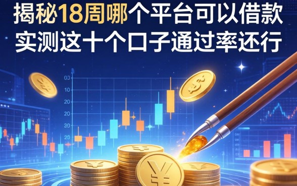 揭秘18周哪个平台可以借款，实测这十个口子通过率还行