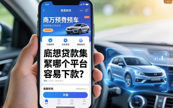 手里只有两万预算想贷款买车，哪个平台容易下款？